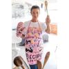 Droppin A New Recipe On Yo Ass Funny Cooking Kitchen Accessories Funny Graphic Kitchenwear Cool Food Novelty Cookware Pink Oven Mitt(Apron)
