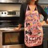 Droppin A New Recipe On Yo Ass Funny Cooking Kitchen Accessories Funny Graphic Kitchenwear Cool Food Novelty Cookware Pink Oven Mitt(Apron)