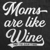 Funny Mom Shirts for Women with Cute Food Coffee and Drinking Jokes Funny tees for Mothers Day(Heather Black – Like Wine)
