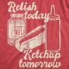 Funny Mom Shirts for Women with Cute Food Coffee and Drinking Jokes Funny tees for Mothers Day(Heather Red – Relish Today)