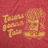 Funny Mom Shirts for Women with Cute Food Coffee and Drinking Jokes Funny tees for Mothers Day(Heather Red – Taters Tate)
