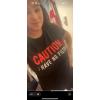 Womens Caution I Have No Filter Tshirt Funny Loose Cannon Outlandish Graphic Tee(Heather Black)