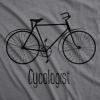 Womens Cycologist Funny Psychology Biking Cyclist Gift for Biker Graphic Sarcasm(Dark Heather Grey)