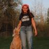 Womens Dog Mom T Shirt Funny Saying Gift for Her Hilarious Graphic Tee Quote for Girls(Heather Navy)