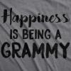 Womens Happiness is Being a Grammy Funny T Shirt Gift Grandmother for Grandma(Red)