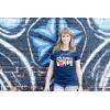 Womens Noble Gases Science T Shirt Funny Nerdy Tee for Geeks Cool Graphic(Navy)