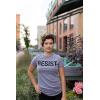 Womens Resist T Shirts Political Anti Authority Protest Tees Rebel Rally March Tee(Dark Heather Grey – Resist)