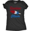 Funny Mom Shirts for Women with Cute Food Coffee and Drinking Jokes Funny tees for Mothers Day(Heather Black – Coolest Mom)