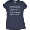 Funny Mom Shirts for Women with Cute Food Coffee and Drinking Jokes Funny tees for Mothers Day(Heather Navy – Motherhood)