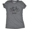 Womens Cycologist Funny Psychology Biking Cyclist Gift for Biker Graphic Sarcasm(Dark Heather Grey)