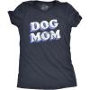 Womens Dog Mom T Shirt Funny Saying Gift for Her Hilarious Graphic Tee Quote for Girls(Heather Navy)