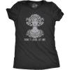 Womens Don’t Look At Me Medusa T Shirt Funny Snake Hair Greek Mythology Novelty Tee(Heather Black)