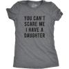 Womens Grammy Like Mom But No Rules T Shirt Funny Grandmother Tee(Dark Heather Grey – a Daughter)