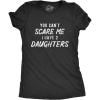Womens Grammy Like Mom But No Rules T Shirt Funny Grandmother Tee(Heather Black – Two Daughters)