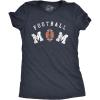 Womens This is What an Amazing Aunt Looks Like T Shirt Funny Family Tee for Ladies(Heather Navy – Football Mom)