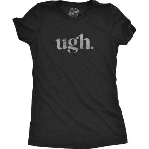 Crazy Dog T-Shirts Women’s Novelty T-Shirt(Heather Black)
