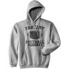 Crazy Dog T-Shirts Fantasy Football Legend Hoodie Funny Top Funny Gift for Dad Cool Sweatshirt(Heather Grey)