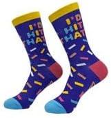 imageCrazy Dog TShirts Mens Halloween Socks Funny Spooky October Fall FootwearFalling Apart