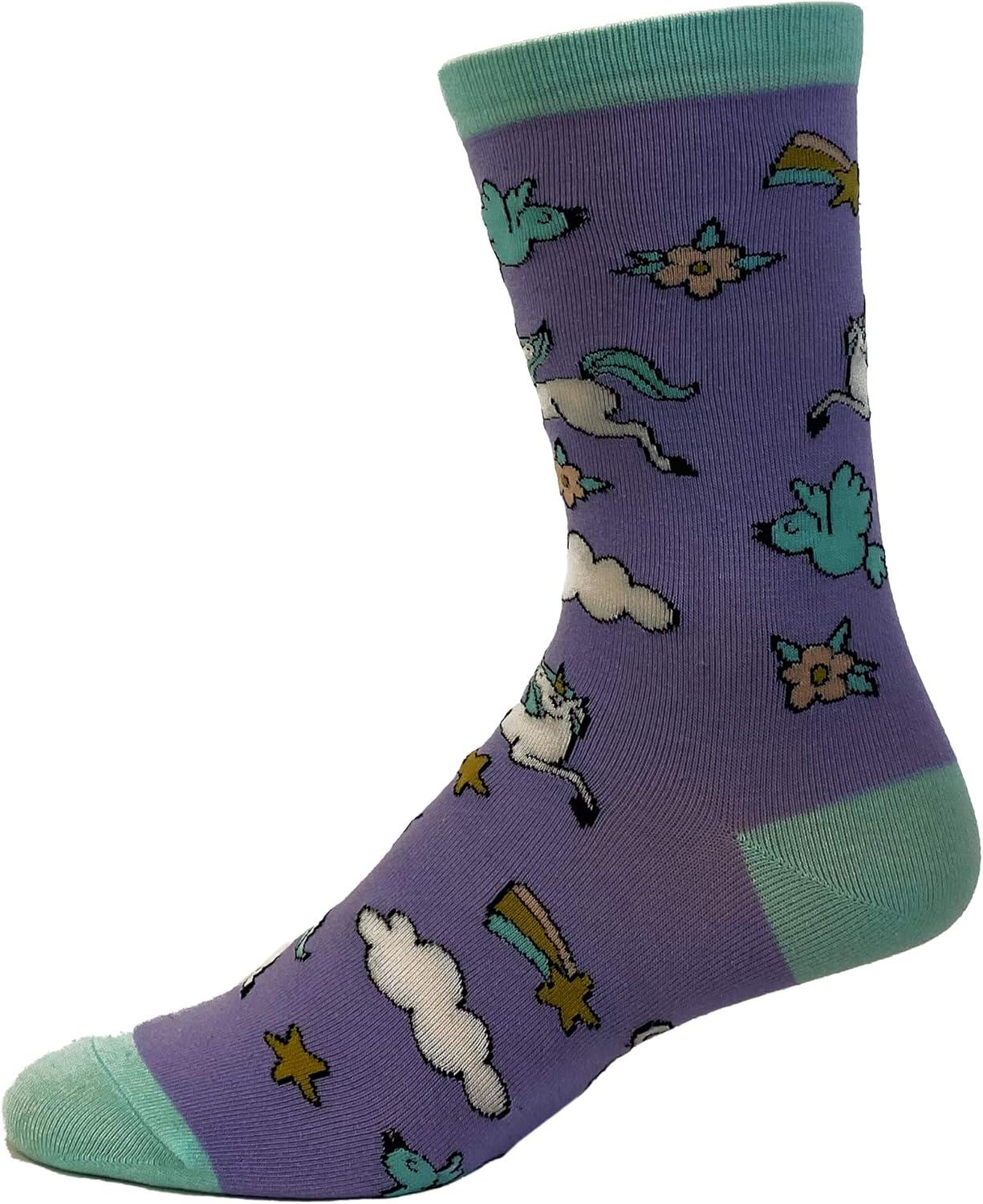 imageCrazy Dog TShirts Womens Sarcastic Socks Cute Socks with Funny Graphic Designs Novelty Socks for WomenF Off