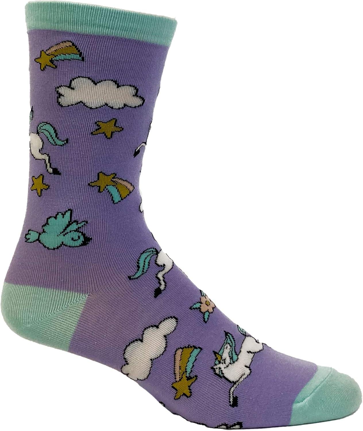 imageCrazy Dog TShirts Womens Sarcastic Socks Cute Socks with Funny Graphic Designs Novelty Socks for WomenF Off