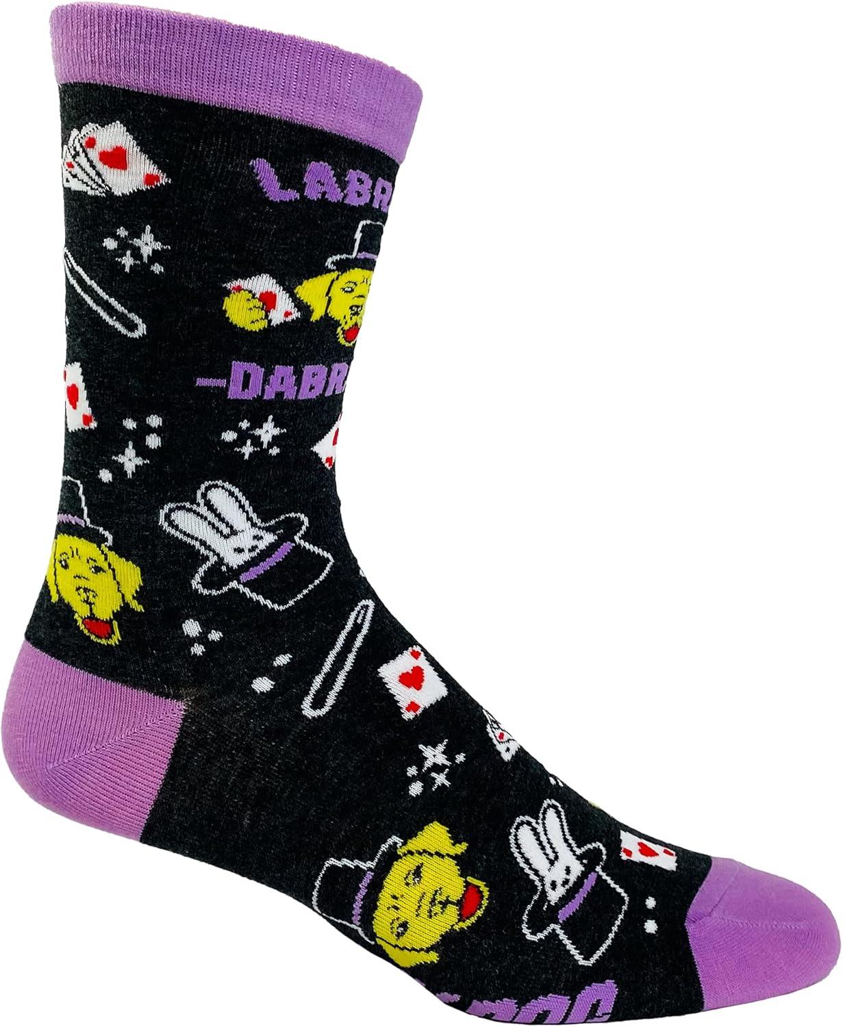 imageWomens Labracadabra Socks Funny Labrador Magic Footwear for Pet Dog Lover