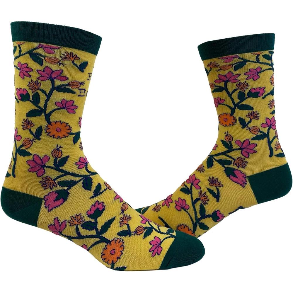 imageCrazy Dog TShirts Womens Rise Up and Be Brave Socks Funny Motivational Inspirational Graphic Footwear
