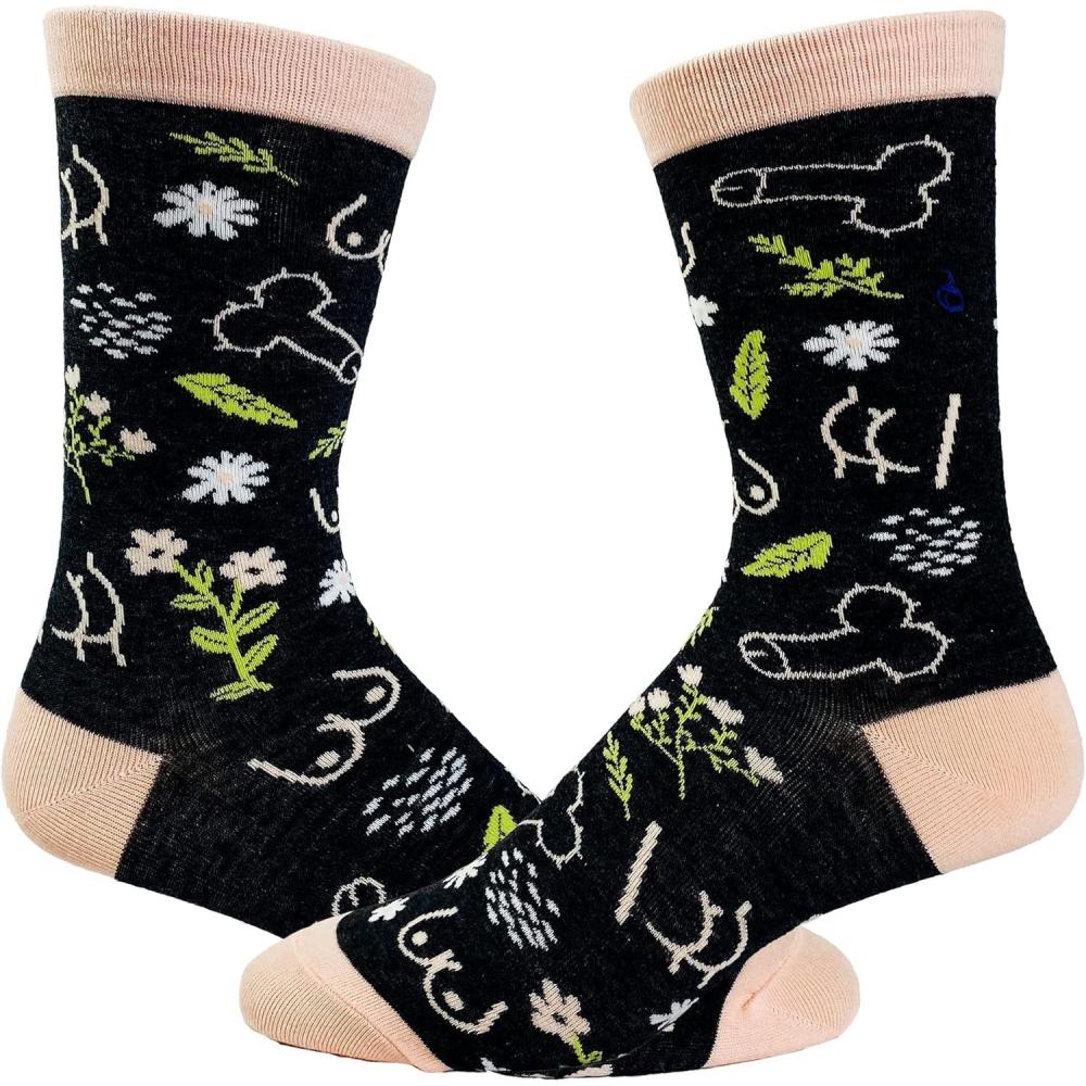 imageCrazy Dog TShirts Womens Sarcastic Socks Cute Socks with Funny Graphic Designs Novelty Socks for WomenPbf