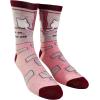 Crazy Dog T-Shirts Funny Indoor Cat Crew Socks for Women – Im an Introvert Quote Design – Soft Cotton Blend Kitty Theme – Cozy Pink Novelty Footwear for Cat Lovers and Homebodies