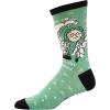 Crazy Dog T-Shirts Funny Science Socks for Women – Idiot Tolerance Quote and Lab Graphic – Soft Green Crew Novelty Footwear for Nerds Scientists Teachers and Chemistry Lovers