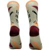 Crazy Dog T-Shirts Mens Halloween Socks Funny Spooky October Fall Footwear(Cant Hear You)