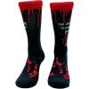 Crazy Dog T-Shirts Mens Halloween Socks Funny Spooky October Fall Footwear(Establish Alibi)