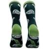 Crazy Dog T-Shirts Mens Halloween Socks Funny Spooky October Fall Footwear(Falling Apart)
