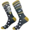 Crazy Dog T-Shirts Mens Halloween Socks Funny Spooky October Fall Footwear(Hold My Liquor)