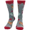 Crazy Dog T-Shirts Mens Halloween Socks Funny Spooky October Fall Footwear(Hunting Murdery)