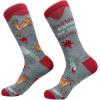 Crazy Dog T-Shirts Mens Halloween Socks Funny Spooky October Fall Footwear(Hunting Murdery)
