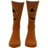 Crazy Dog T-Shirts Mens Halloween Socks Funny Spooky October Fall Footwear(Jack O Lantern)