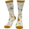 Crazy Dog T-Shirts Mens Halloween Socks Funny Spooky October Fall Footwear(Multi – Beer)