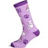 Crazy Dog T-Shirts Women’s Be You Socks Funny Pet Cat Lover Cute Kitty Rainbow Novelty Footwear