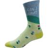 Crazy Dog T-Shirts Women’s Can I Leave Socks Funny Loner Introvert Sunny Day Sarcastic Footwear