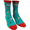 Crazy Dog T-Shirts Women’s Christmas Calories Don’t Count Socks Funny Cookies Food Novelty Graphic Footwear