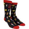 Crazy Dog T-Shirts Women’s Coffee Makes Me Feel Less Murdery Socks Funny Novelty Morning Cup Stab Vintage Footwear