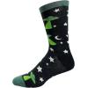 Crazy Dog T-Shirts Women’s Don’t Stop Believin’ Socks Funny UFO Space Alien Sci Fi Footwear