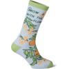 Crazy Dog T-Shirts Women’s Grow With The Flow Socks Cute Growing Fruit Flower Blossom Footwear