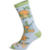 Crazy Dog T-Shirts Women’s Grow With The Flow Socks Cute Growing Fruit Flower Blossom Footwear