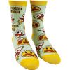 Crazy Dog T-Shirts Women’s If You Don’t Like Tacos I’m Nacho Type Socks Funny Mexican Food Cinco De Mayo Footwear