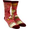 Crazy Dog T-Shirts Women’s It’s A Beautiful Day to Stay Inside Socks Funny Introvert Coffee Lover Novelty Footwear