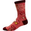 Crazy Dog T-Shirts Women’s It’s A Beautiful Day to Stay Inside Socks Funny Introvert Coffee Lover Novelty Footwear