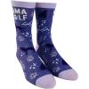 Crazy Dog T-Shirts Women’s Mama Wolf Socks Funny Camping Mother’s Day Novelty Footwear
