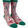 Crazy Dog T-Shirts Women’s Medical Pattern Socks for Nurses and Doctors Cute Funny Hospital Graphic Novelty Footwear