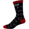 Crazy Dog T-Shirts Women’s Mom Battery Empty Socks Funny Technology Mobile Phone Parenting Graphic Novelty Footwear